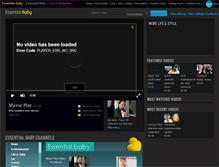 Tablet Screenshot of media.essentialbaby.com.au